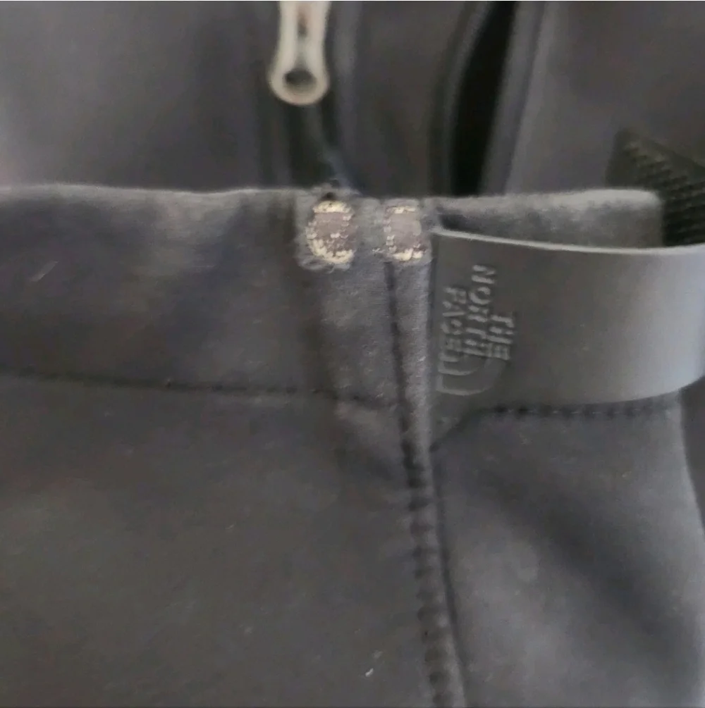 The North Face‎ Mens L Jacket Windwall Black Full Zip Soft Shell Winter Thermal
